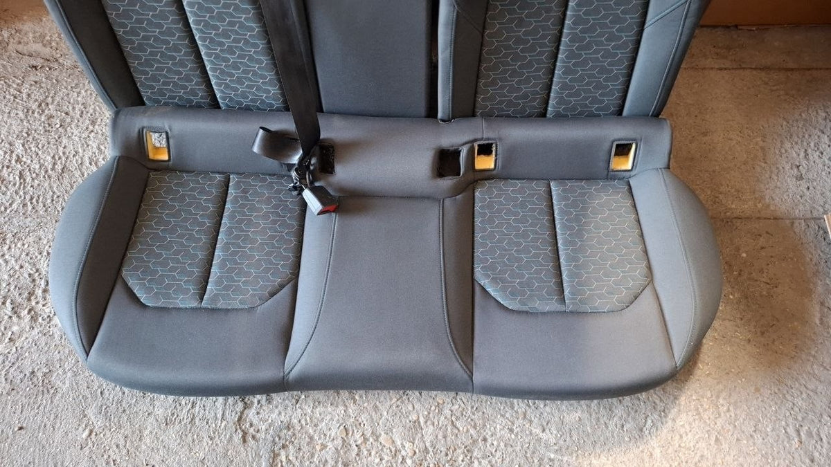 Tappezzeria in stoffa grigia e blu audi A1 senza airbag sedile 2020 in poi