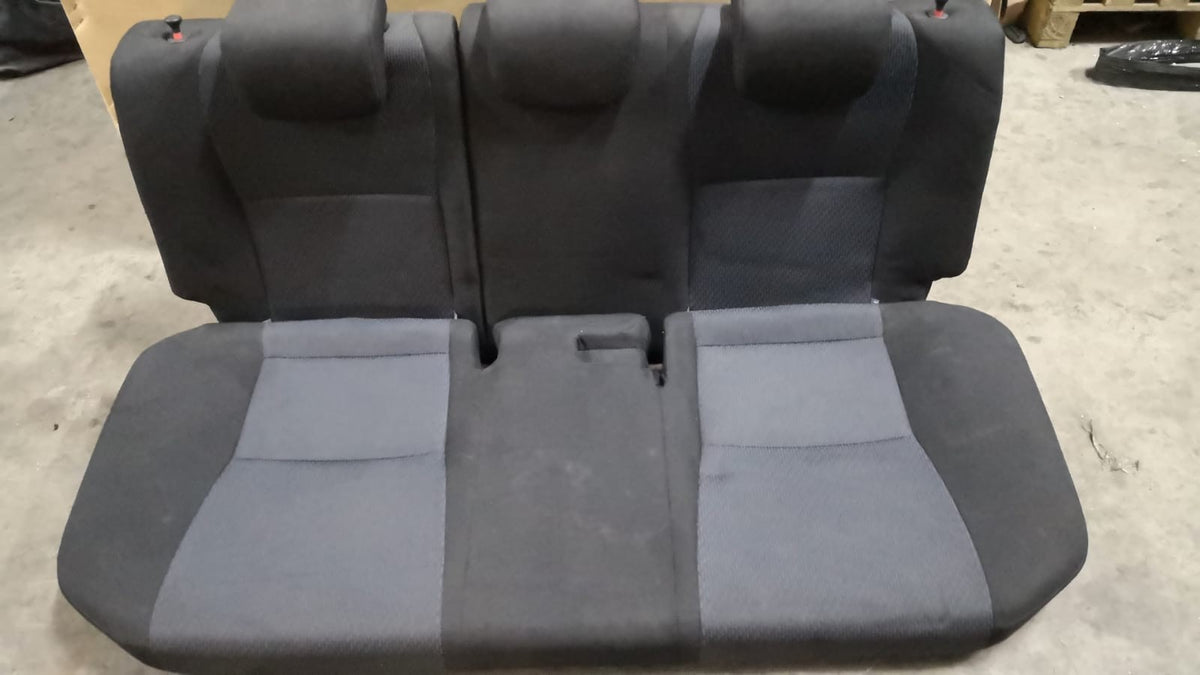 Tappezzeria in stoffa nera e blu yaris hybrid 14 in poi con airbag sedile