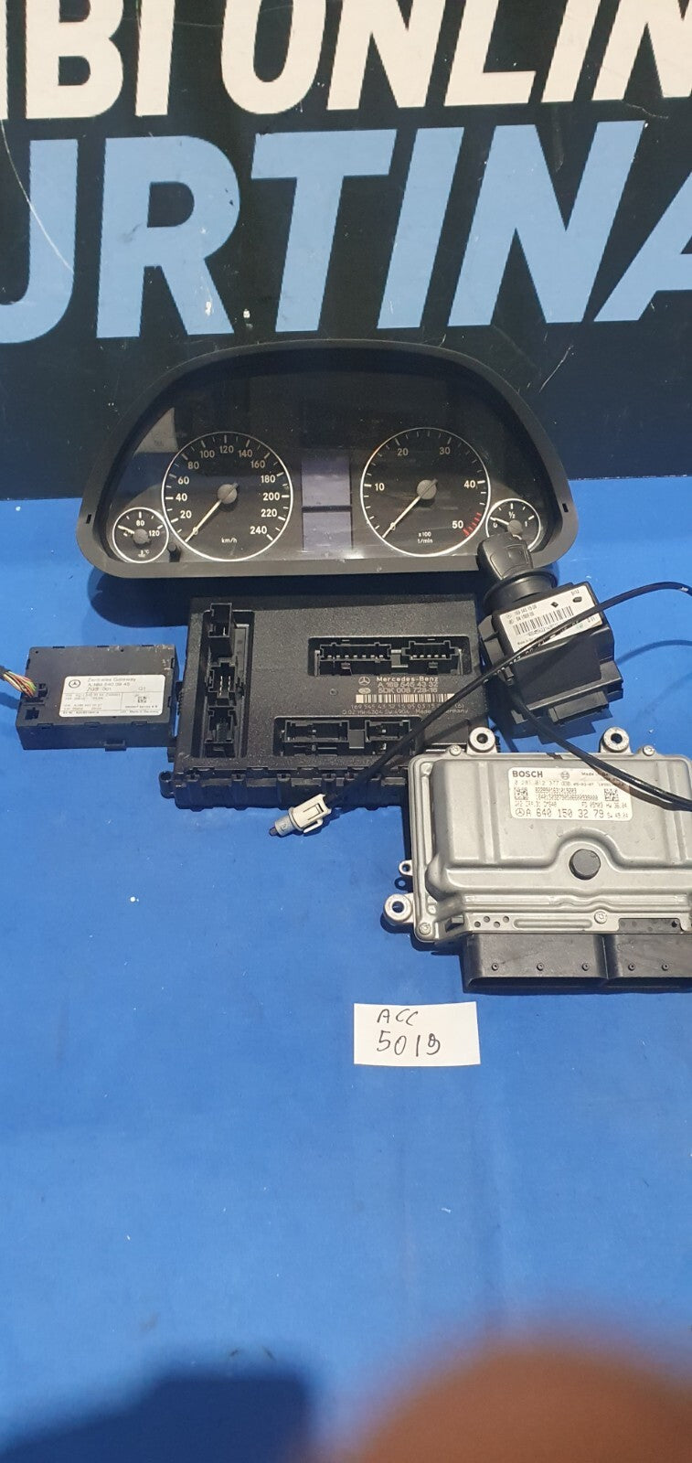 Kit accensione elettronica Chiave e blocchetto Mercedes Classe A B 2.0 D