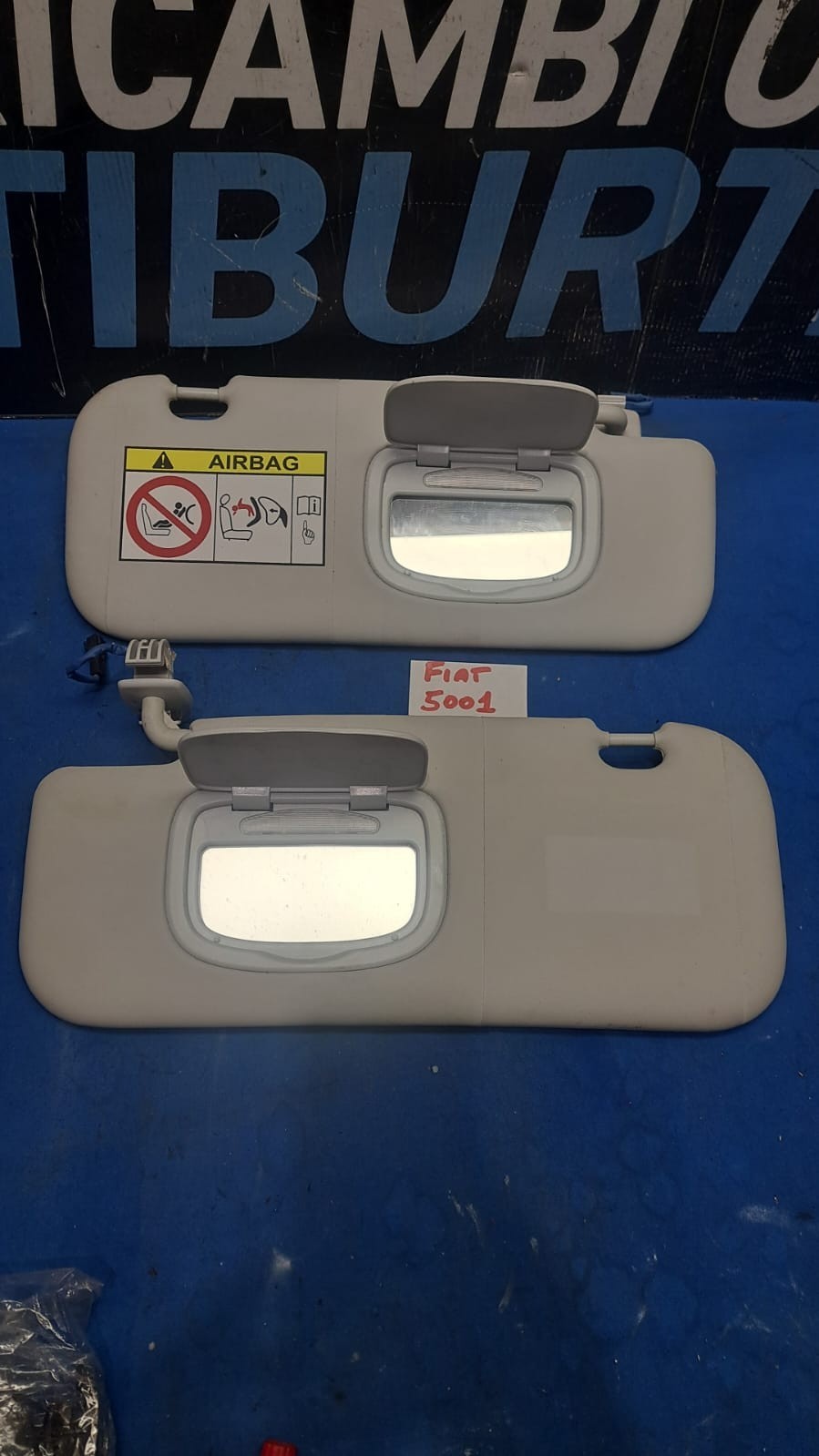 Ale 5001 Coppia Alette parasole Fiat 500x