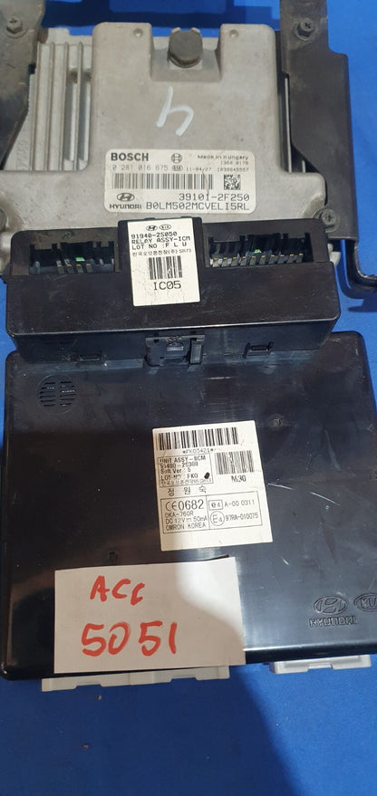 Kit accensione elettronica chiave e blocchetto Hyundai IX35 2.0 D