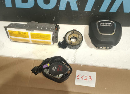 kit airbag audi A3 07-12 3 razze senza cintura destra e cruscotto 5123