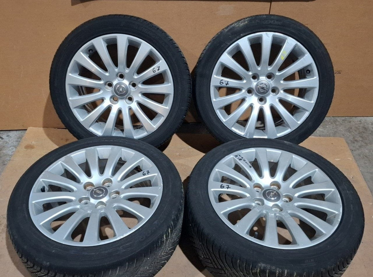 Cer 67 cerchi con gomme da cambiare opel insignia 245-45-18 gomme da cambiare