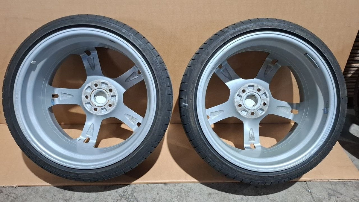 Cer 38 cerchi e gomme estive audi a4 b7 235-35-19 ABT originali