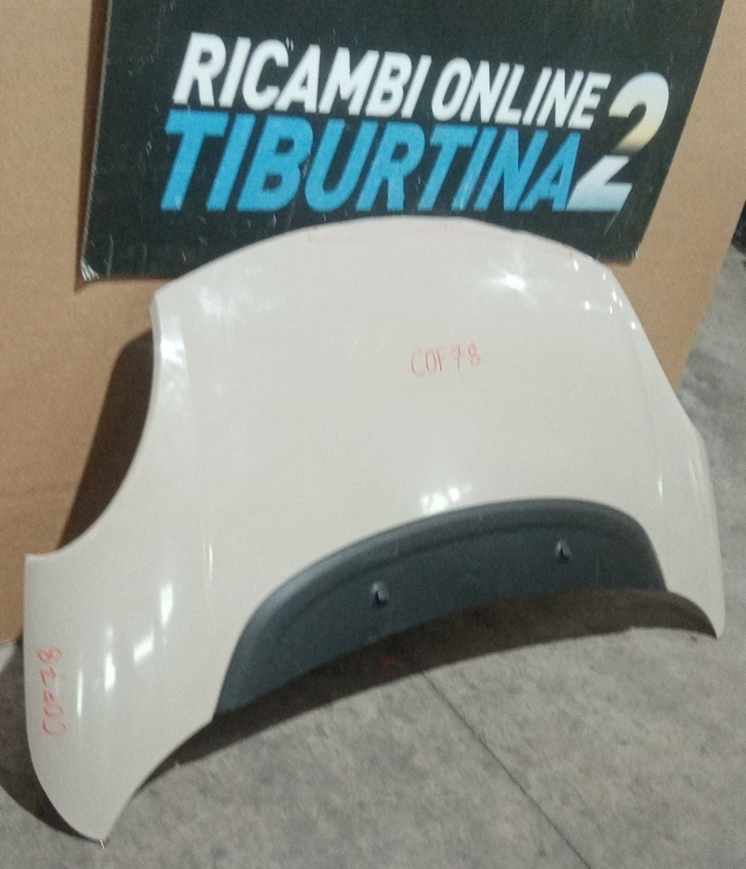 Cof 78 cofano anteriore Fiat 500 L 2012 in poi con difetto