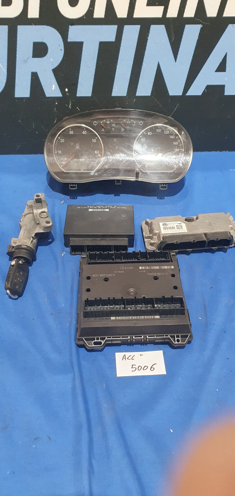 Kit accensione elettronica Blocchetto chiavi e centralina Volkswagen Polo 1.4 B