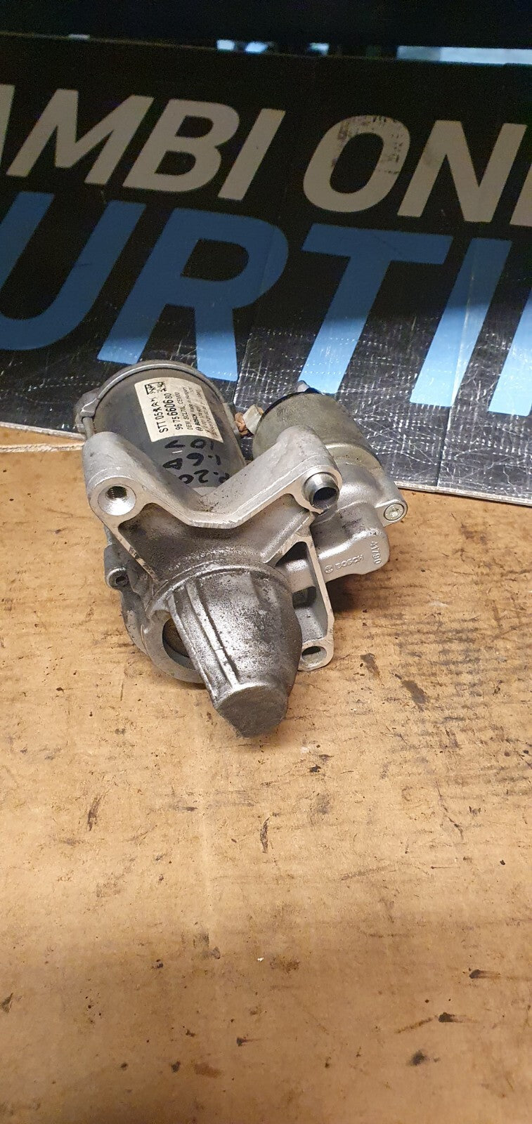 Motorino avviamento  Peugeot 20081.6 d dal 2010 bosch 9675660680