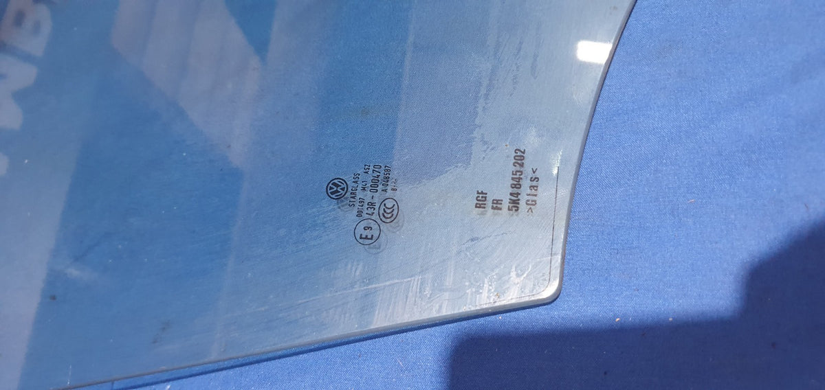 Fin 26 - Finestrino vetro scendente Volkswagen Golf 6 VI 5 P anteriore destro