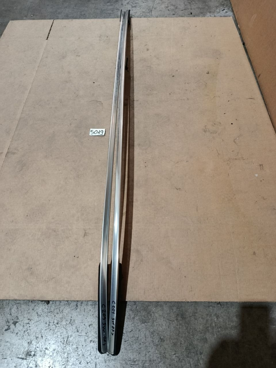 Bar 5019 - Barre longitudinali tetto portapacchi Mercedes Benz Classe C220 W204