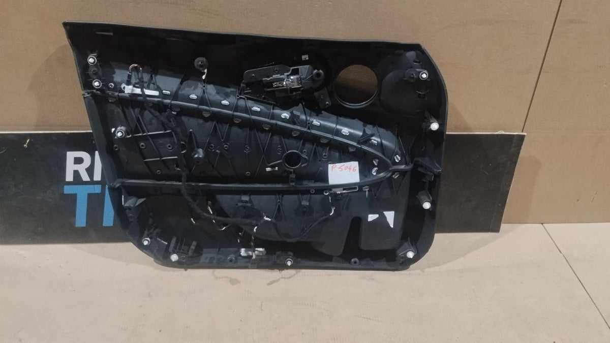 P5046 pannello anteriore destro mini clubman f54 in pelle nera effetto carbonio