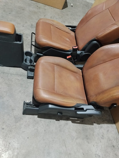 Tappezzeria jeep Compass 2011 2016 in pelle marrone