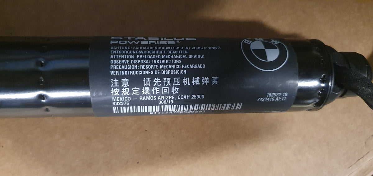 Pistone elettrico portellone Bmw X4 singolo lunghezza 67.5