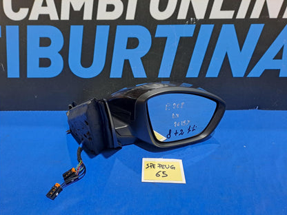 Specchietto retrovisore Destro Peugeot 208 2019 in poi 8 + 2 fili - SPE PEUG 65