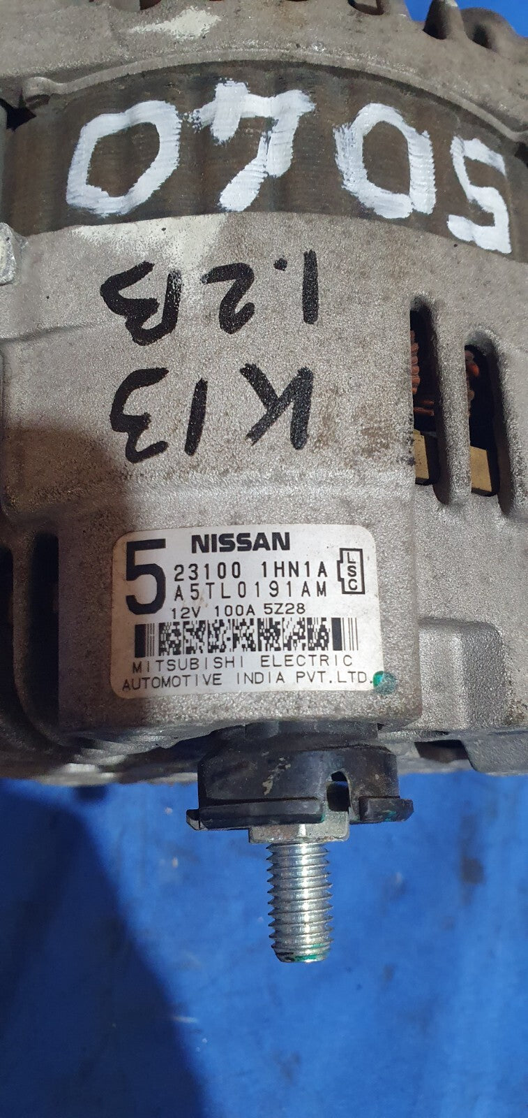 Alternatore Nissa Micra K13 1.2 B A5TL0191AM 12V 100A