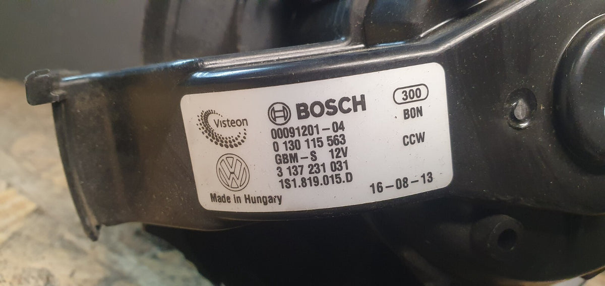 Ventola riscaldamento Vw up Bosch