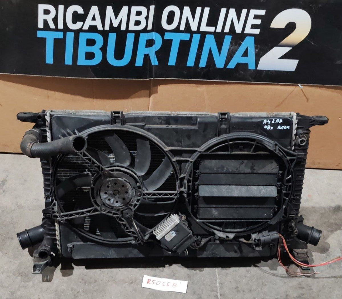 R5055B radiatori Audi a4 2.0 diesel cambio automatico 2008 in poi
