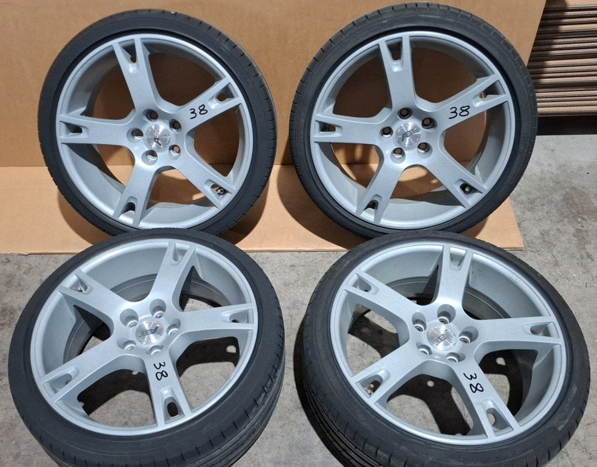 Cer 38 cerchi e gomme estive audi a4 b7 235-35-19 ABT originali