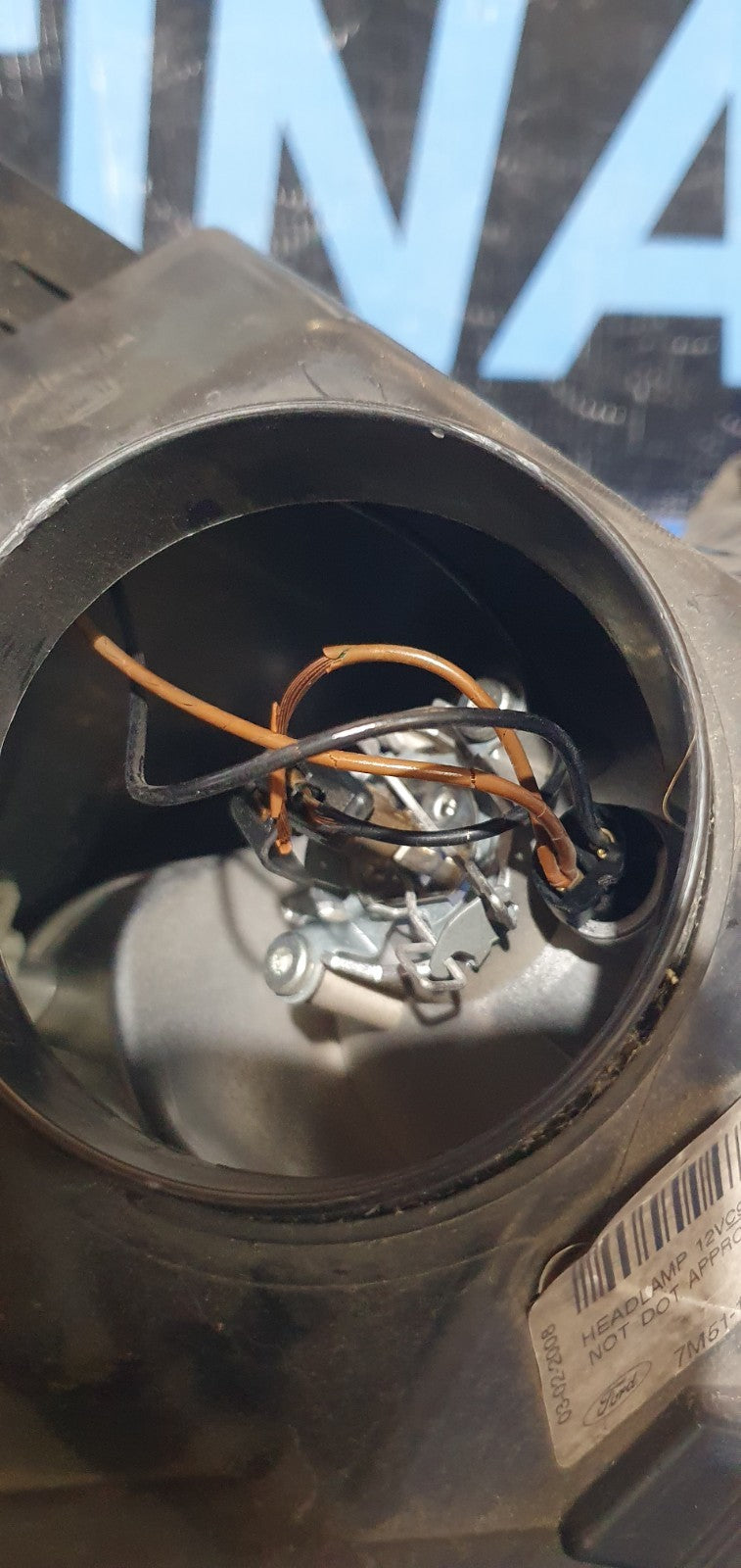 Fa 13 - Faro anteriore destro Ford C-Max 2010 cablaggio lampadine da rivedere