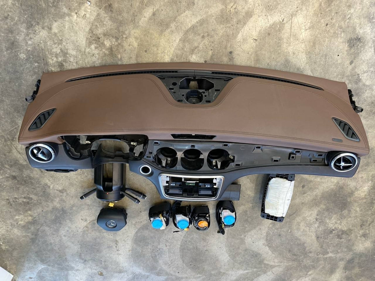 Kit airbag Mercedes Gla dal 2013 in pelle marrone