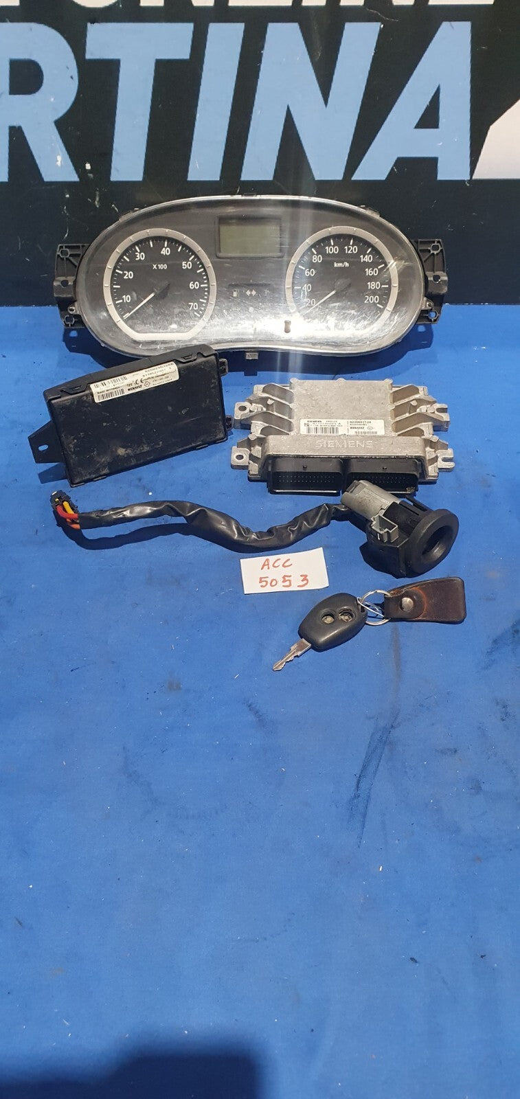 Kit accensione elettronica Chiave e blocchetto Dacia Logan Mcv 1.6 B