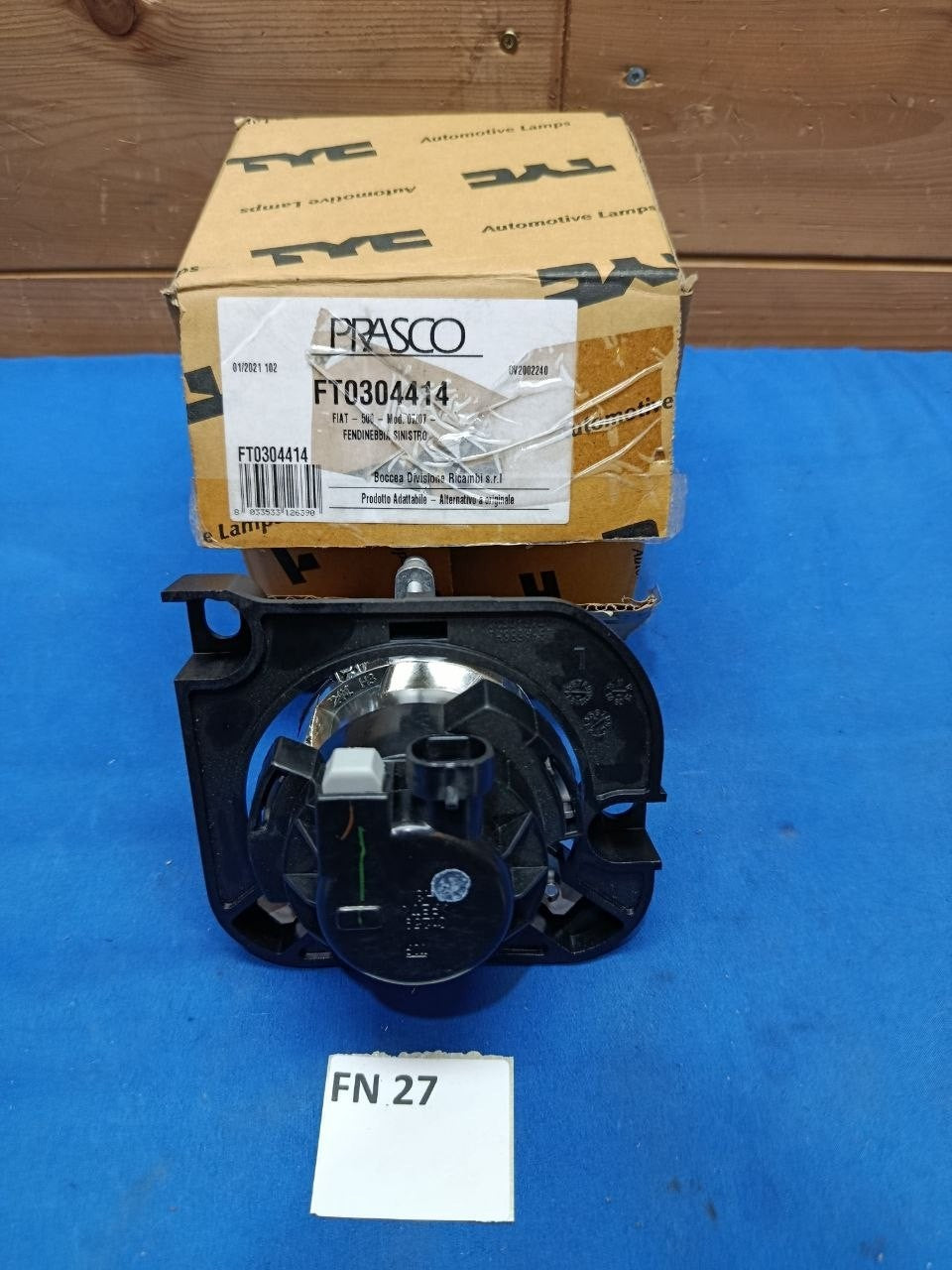 FN 27 - Fanale nuovo fendinebbia anteriore sinistro Fiat 500 anno 2007 2015