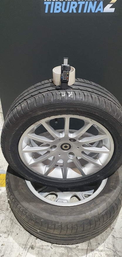 Cerchi e gomme 4 cerchi per Smart con  gomme continental