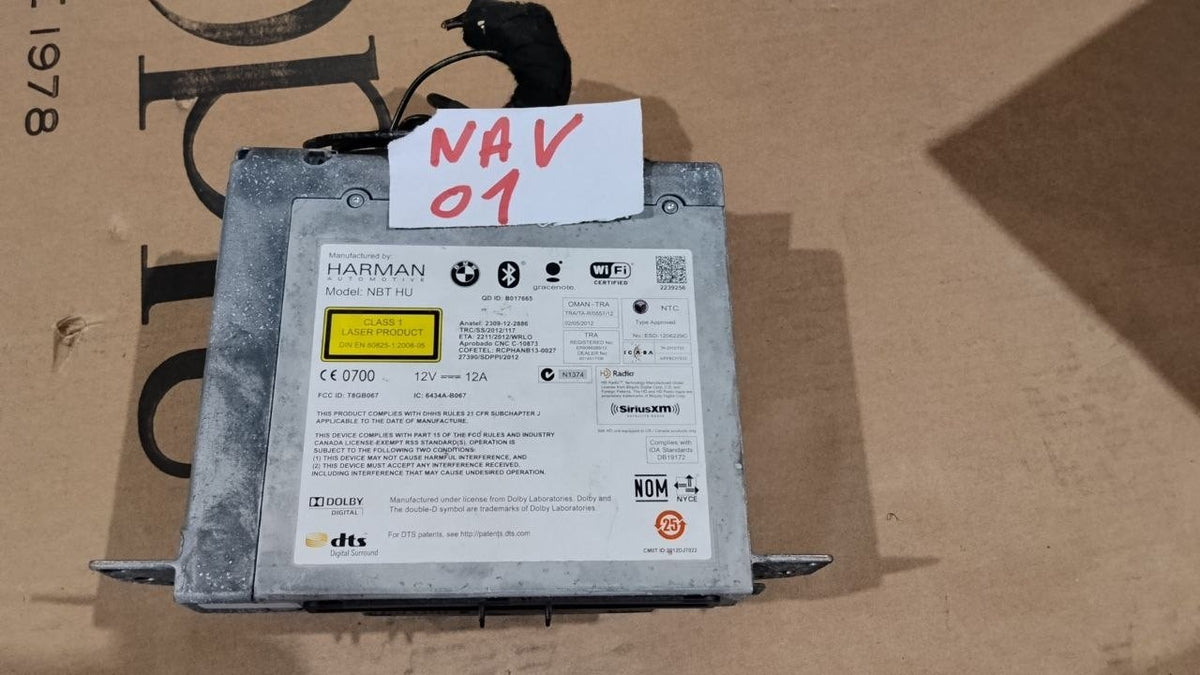 Nav 01 navigatore BMW serie 3 f31  f30 dal 2012 originale