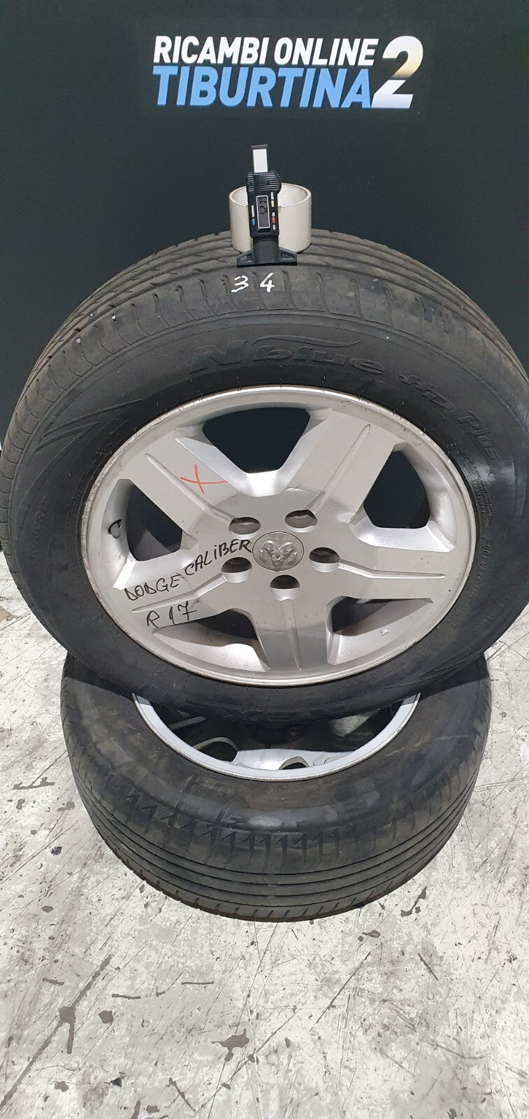 Cerchi e gomme 4 cerchi per Dodge Caliber con 2 gomme Nexen dot 51-18