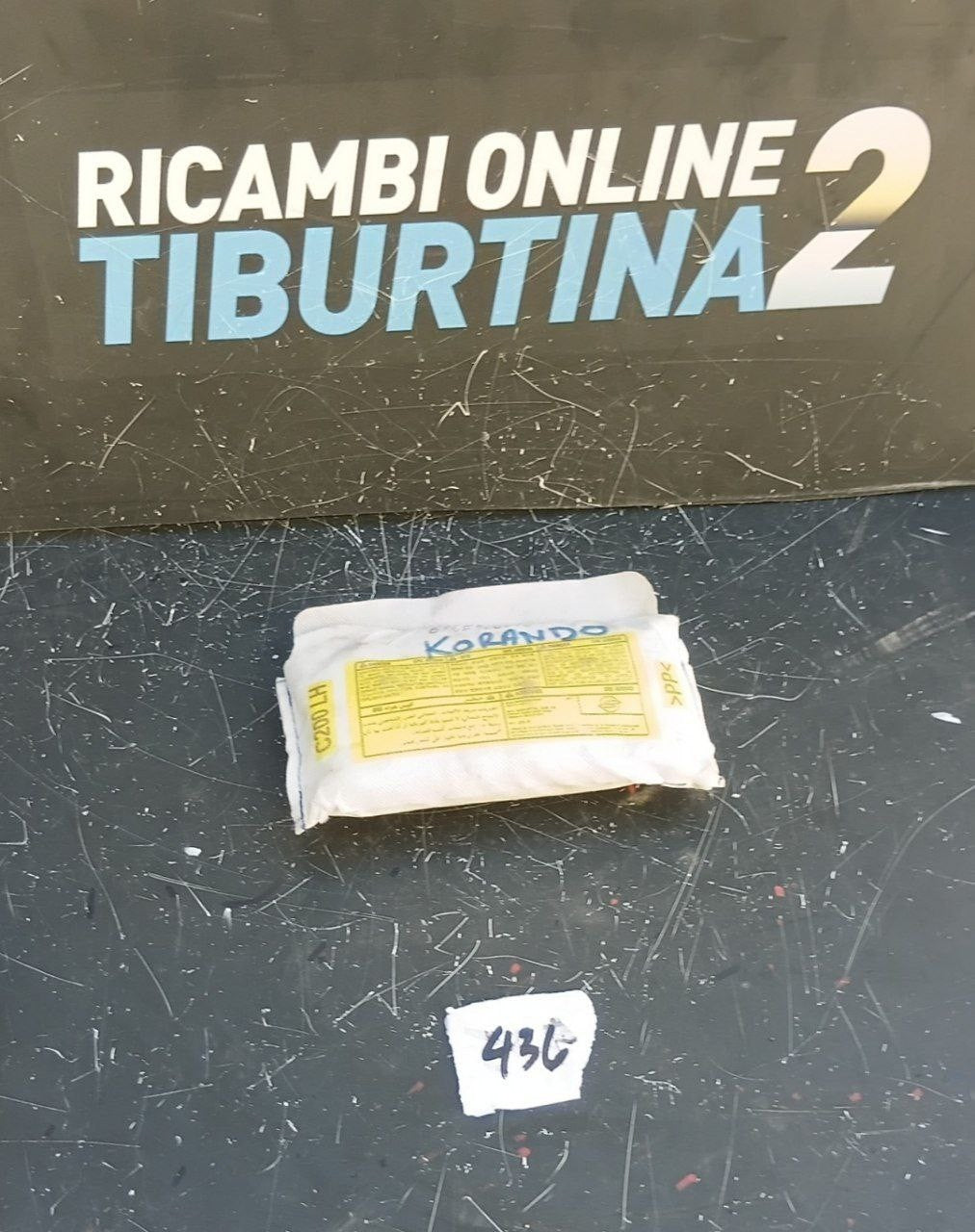 436 cod airbag sedli sinistro Ssangyong korando 2010