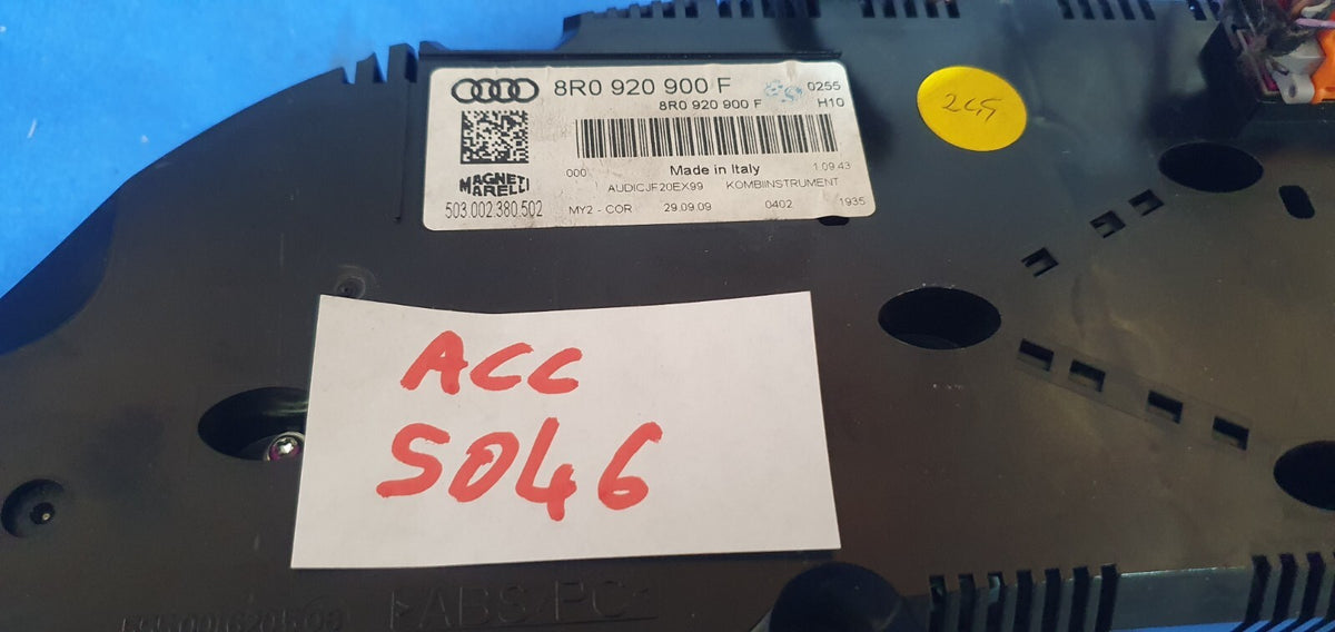 Kit accensione elettronica chiave e blocchetto Audi Q5 2.0 D dal 2009