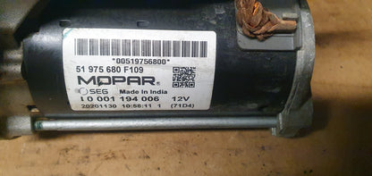 Motorino avviamento  Fiat Panda Hybrid mopar 51975680f109