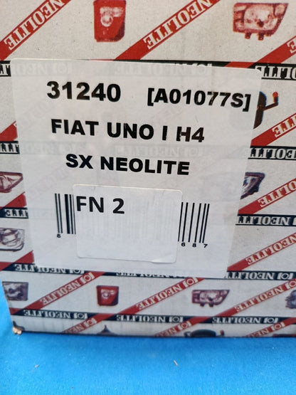 Fn 2 - Faro Anteriore nuovo Originale Neolite Fiat Uno Sinistro  1983 1989