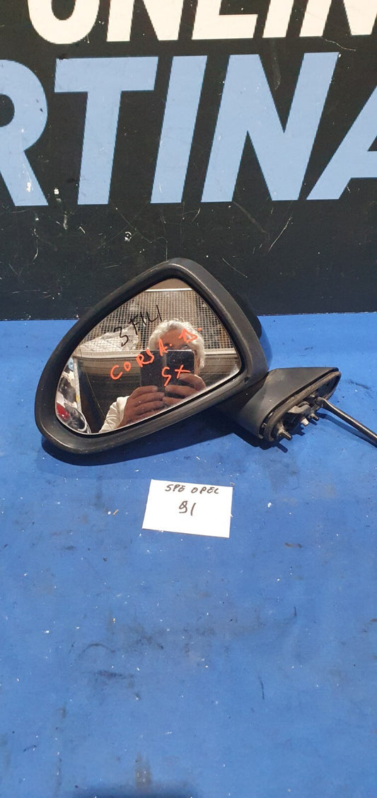 Spe Opel 91 - Specchio retrovisore specchietto Opel Corsa D sinistro 3 fili