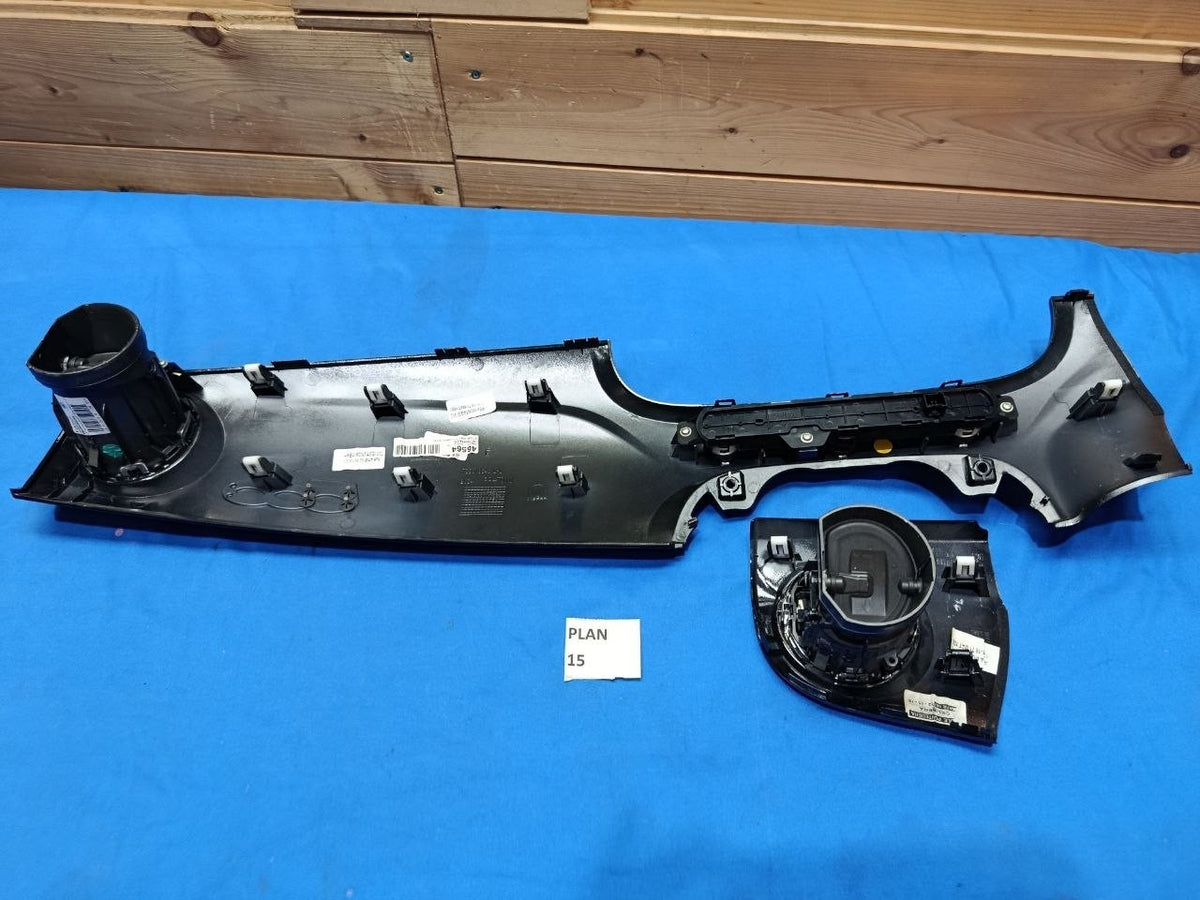 Plan 15 - Plancia cruscotto Fiat 500 dal 2016 Nero Lucido