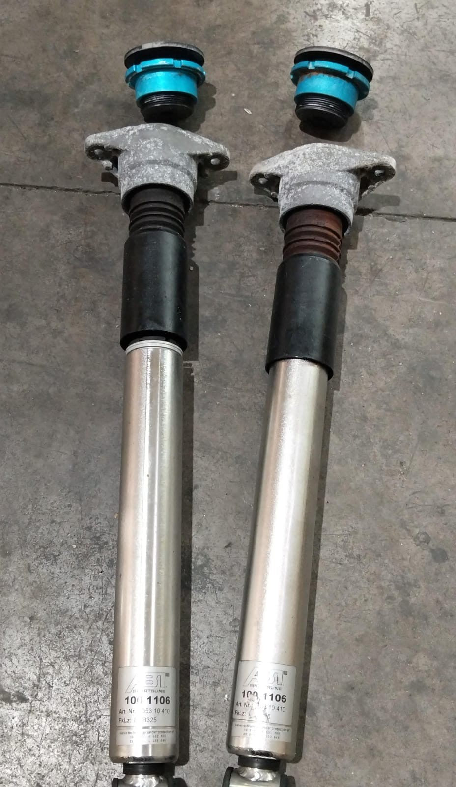 Kit frenante e assetto ABT con ammortizzatori regolabili Audi A4 S4 B7