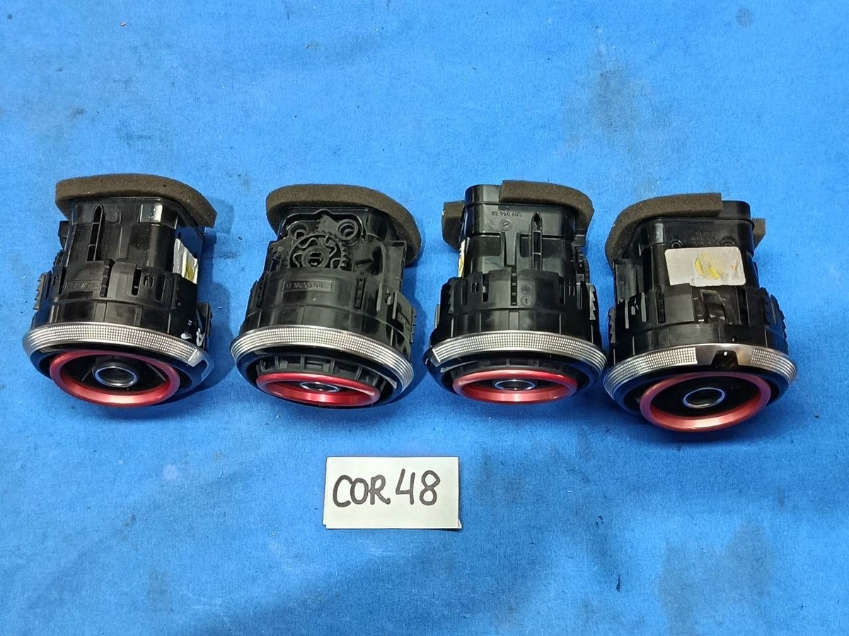 Cor 48 - Set 4 Bocchette aerazione cruscotto Audi A3 8V 2012 2020 Cod 8V0820901A