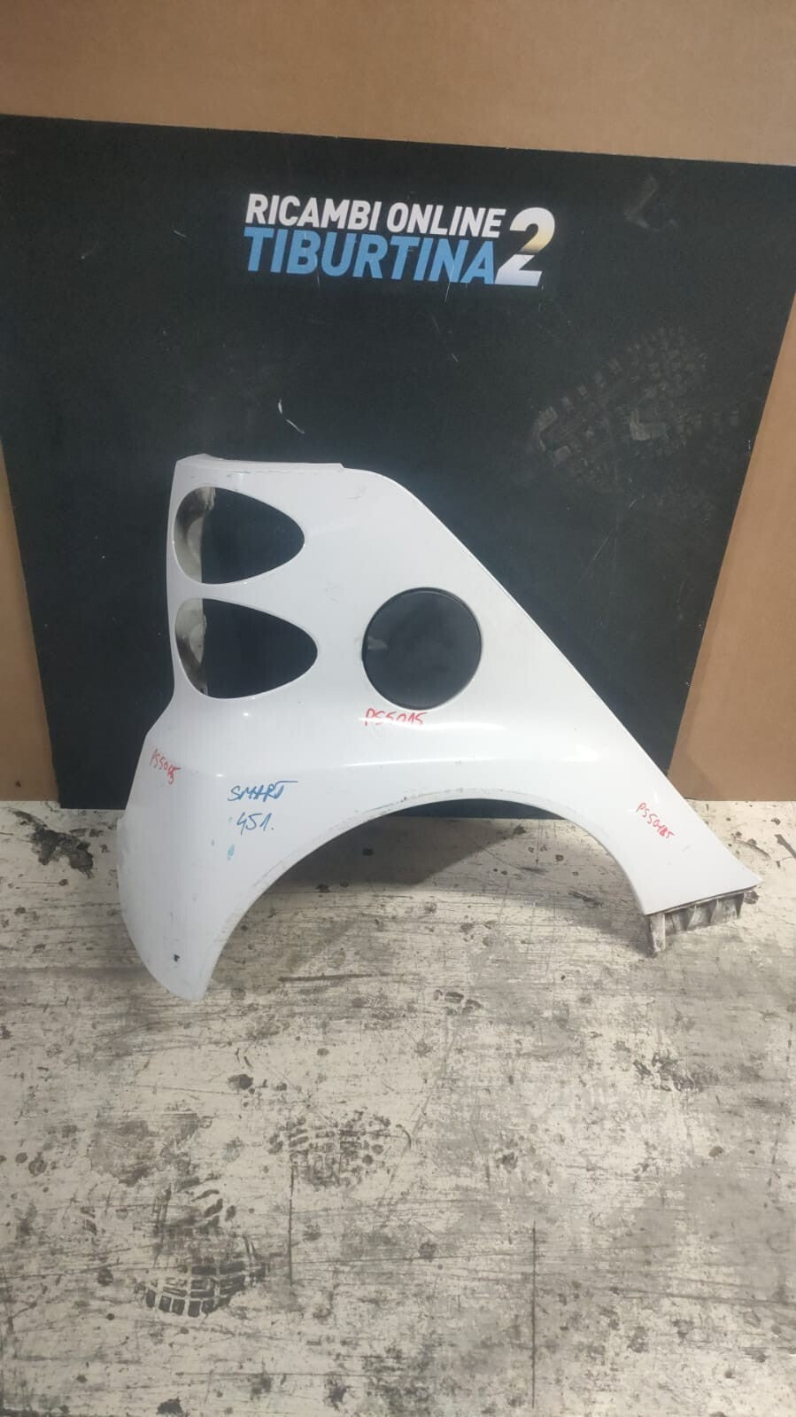 parafango posteriore destro Smart 451 07 in poi 5015