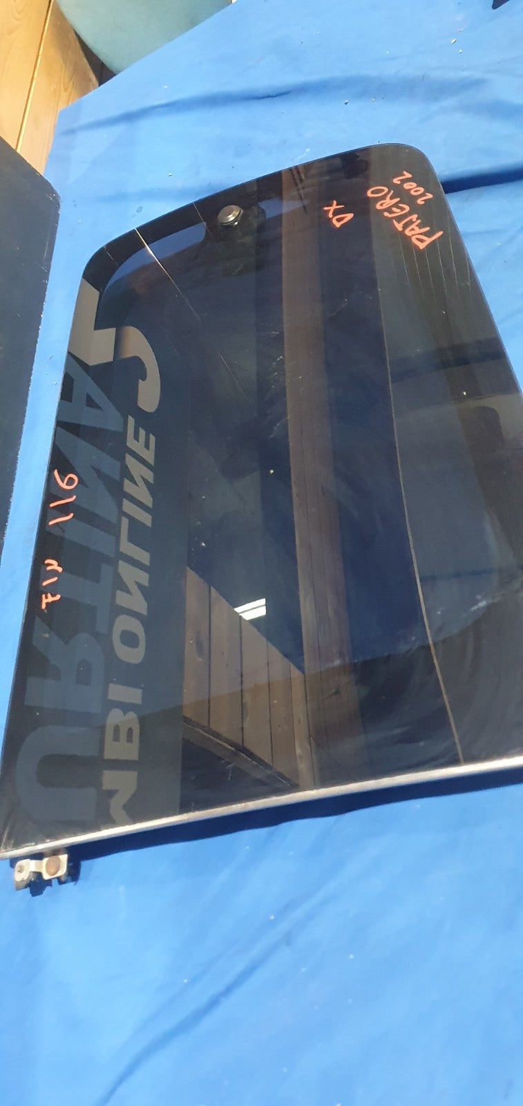 Fin 116 - Lunotto vetro fisso Mitsubishi Pajero posteriore destro 2002