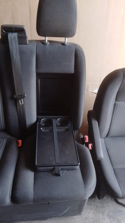 Tappezzeria Ford transit connect 2014 grigio scuro con strisce al centro