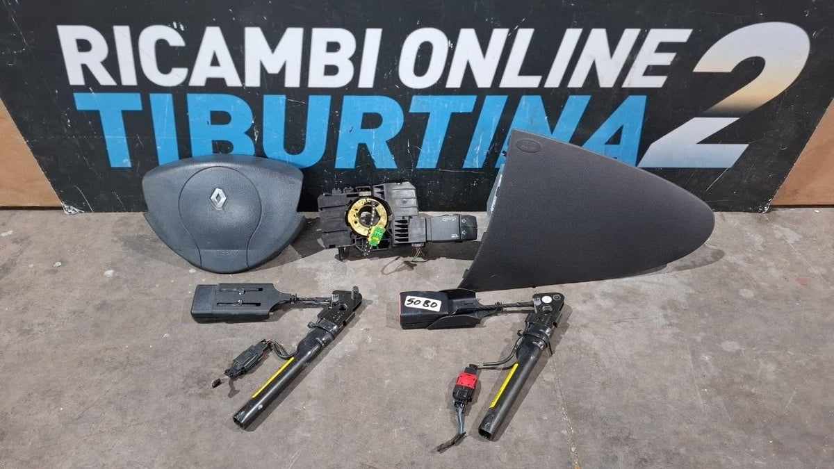 5080 kit airbag Renault Twingo con comandi al volante cod 8200527574d anno 2008
