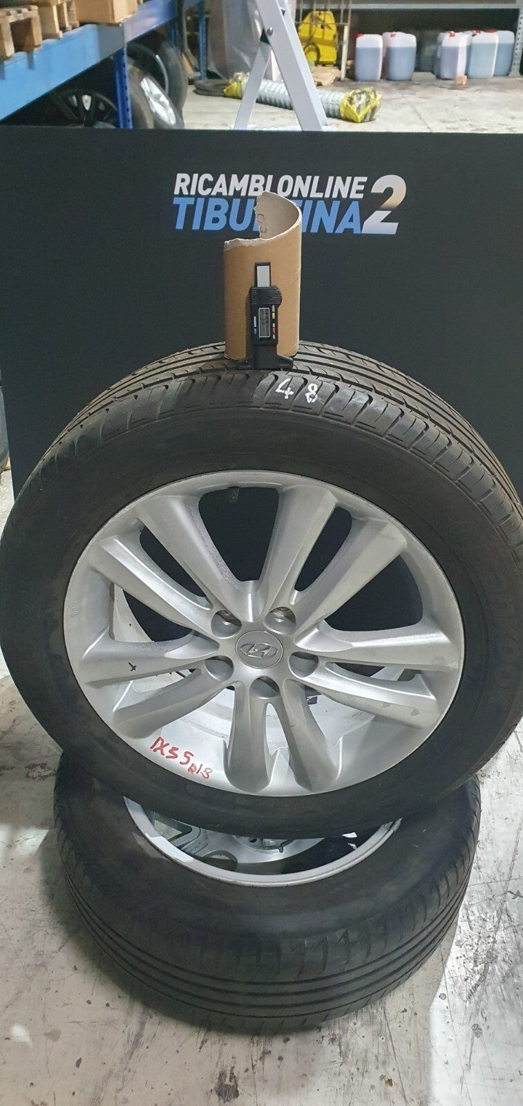 Cerchi e gomme 4 cerchi per Hyundai IX35 con gomme hankook dot 18-17