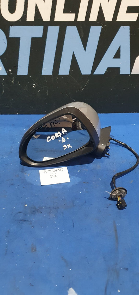 Spe Opel 92 - Specchio retrovisore specchietto Opel Corsa D sinistro 3 fili