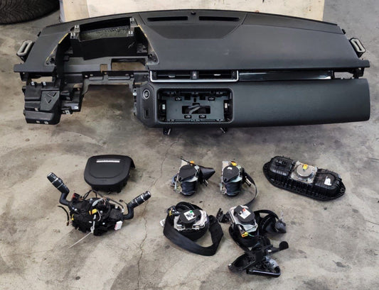 Kit airbag range rover velar 2020 in poi con cruscotto in pelle