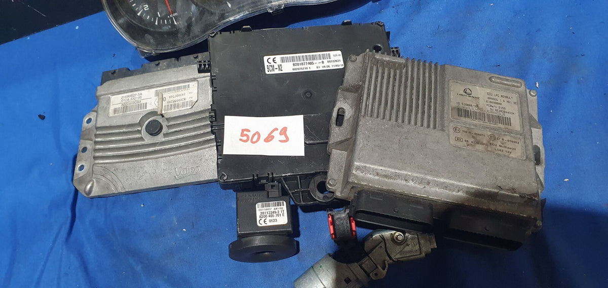 Kit accensione elettronica Chiave senza blocchetto Renault Kangoo 1.4