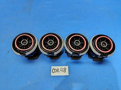 Cor 48 - Set 4 Bocchette aerazione cruscotto Audi A3 8V 2012 2020 Cod 8V0820901A