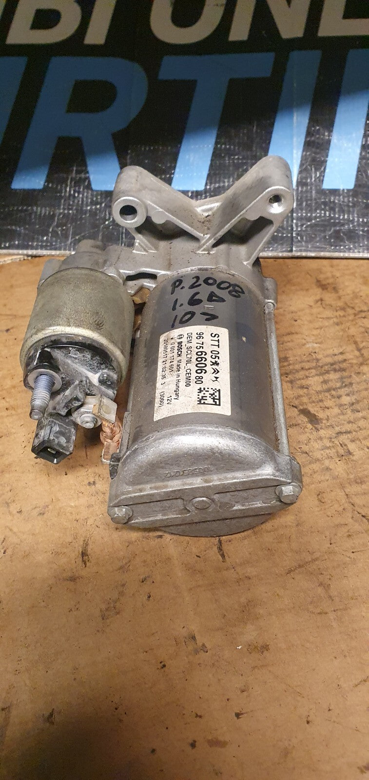 Motorino avviamento  Peugeot 20081.6 d dal 2010 bosch 9675660680