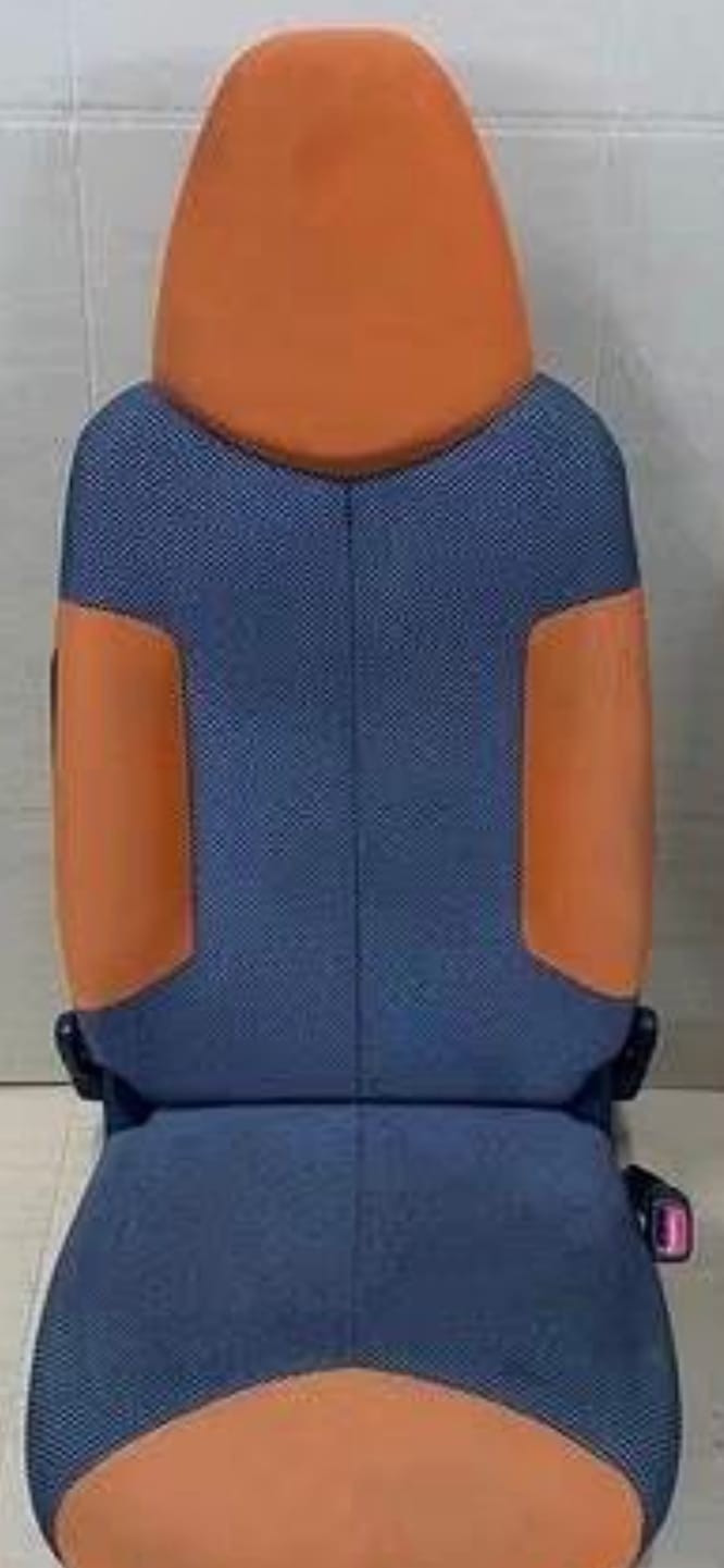 Tappezzeria Twingo 2009 stoffa blu e arancione