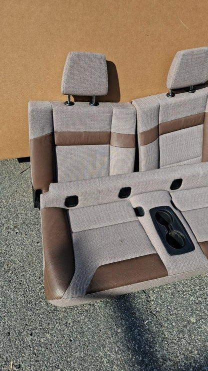 Tappezzeria misto pelle e stoffa marrone bmw i3 13 in poi con airbag sedile