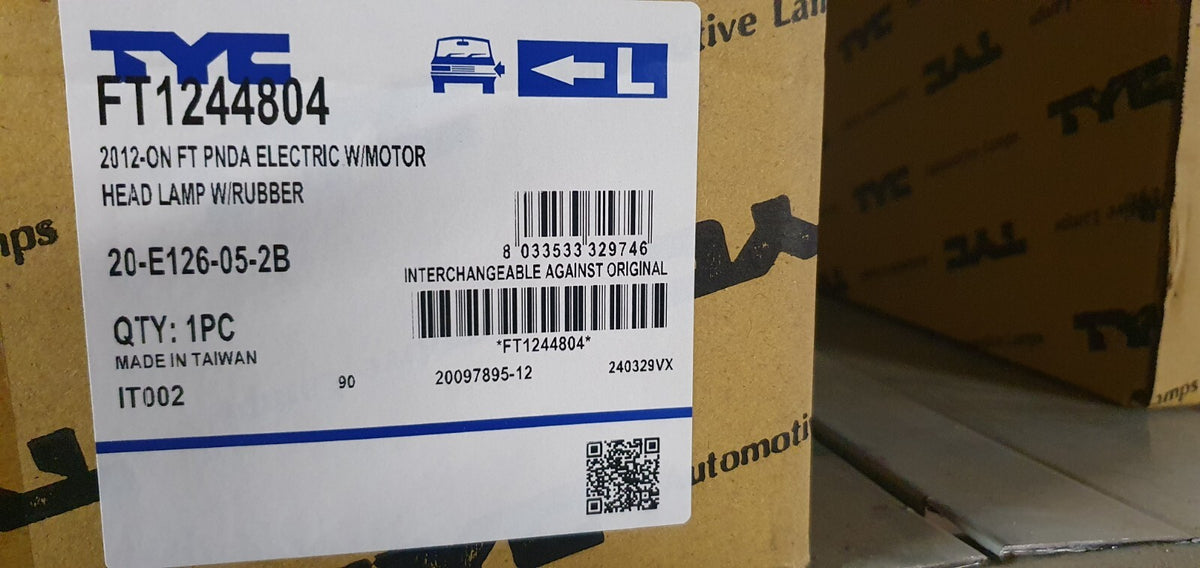 FN 51 - Faro anteriore nuovo commerciale Fiat Panda dal 2012 sinistro