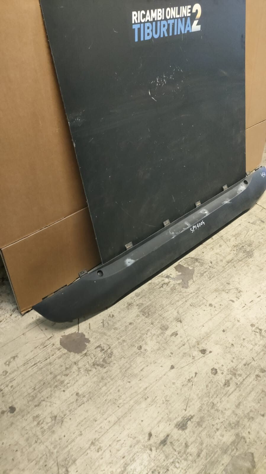 diffusore  spoiler  paraurti posteriore smart 451 grezzo 07 in poi sps5004